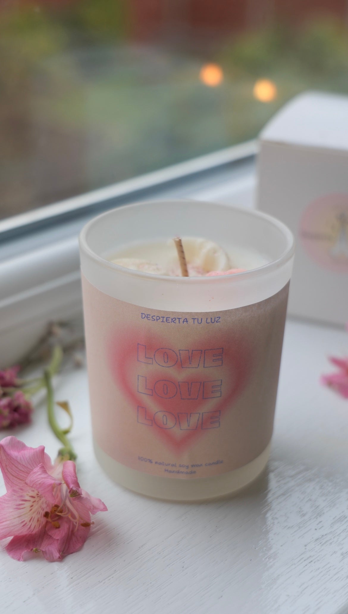 Love Love Love Candle