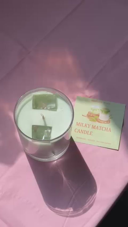 Iced Matcha Latte Candle 🕯️ 🍵🌿